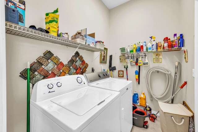 3592 SW Rosser Blvd, Port Saint Lucie, FL 34953 - washroom featuring independent washer and dryer