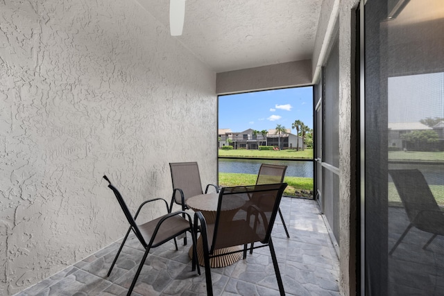 5255 Monterey Cir Unit G, Delray Beach, FL 33484 - sunroom / solarium with a water view
