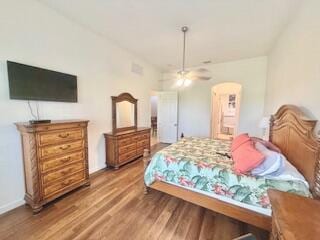 344 NW Stratford Ln, Port Saint Lucie, FL 34983 - bedroom with wood finished floors