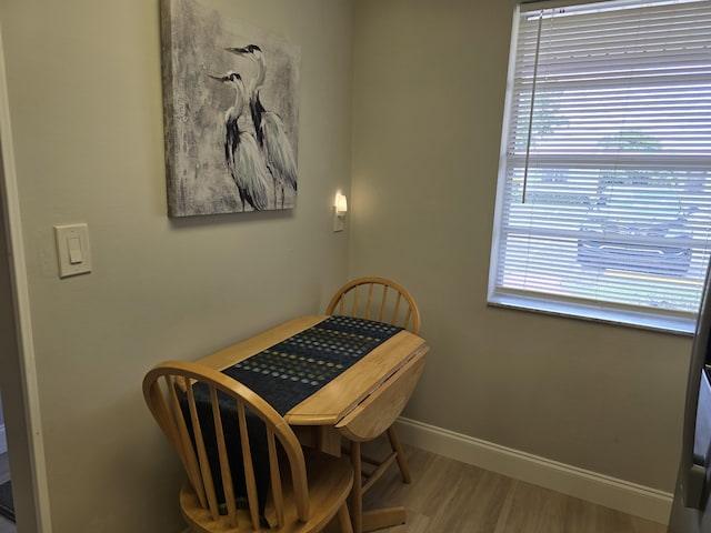143 Lake Barbara Dr, West Palm Beach, FL 33411 - sitting room with baseboards and wood finished floors
