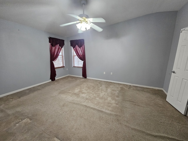 3817 SW Cheribon St, Port Saint Lucie, FL 34953 - carpeted spare room with a ceiling fan and baseboards