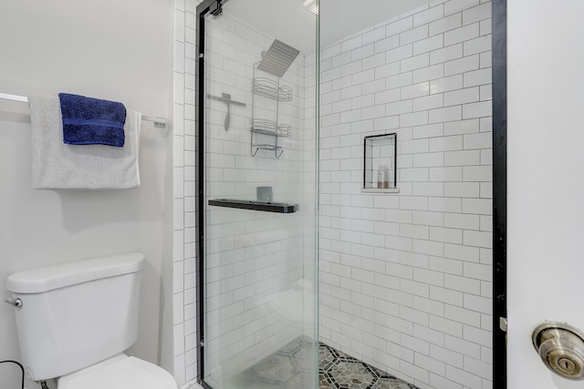 3900 County Line Rd Unit 4C, Tequesta, FL 33469 - bathroom with a shower stall and toilet