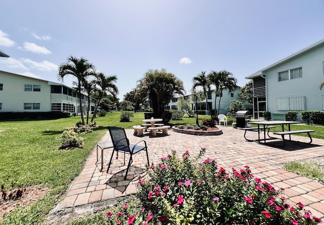 104 Cambridge E, West Palm Beach, FL 33417 - view of patio / terrace featuring grilling area
