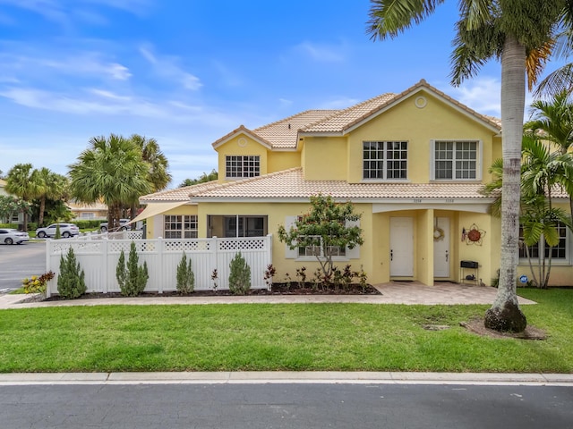 5554 Boynton Gardens Dr, Boynton Beach, FL 33437 - mediterranean / spanish home with a tile roof and stucco siding