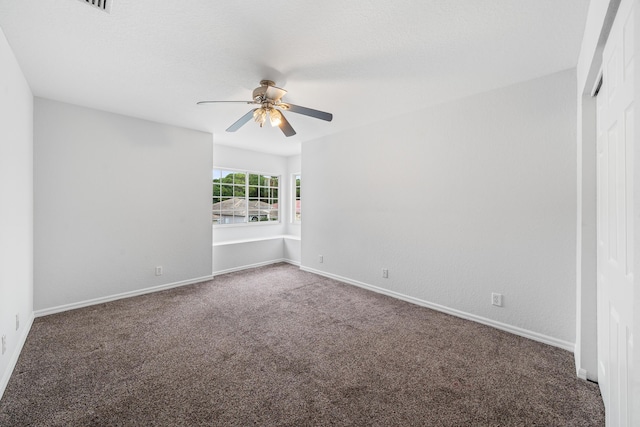 5554 Boynton Gardens Dr, Boynton Beach, FL 33437 - carpeted spare room featuring ceiling fan and baseboards