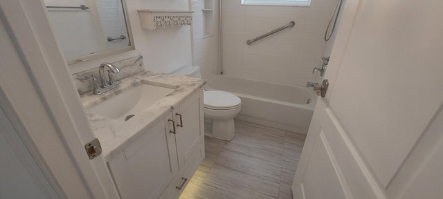 456 NW Marsala Ter, Port Saint Lucie, FL 34986 - full bathroom with toilet, vanity, and  shower combination