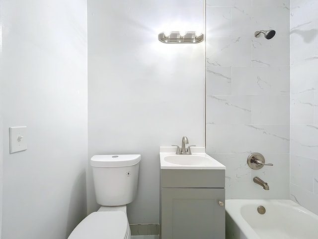 903 21st St, West Palm Beach, FL 33407 - full bath featuring toilet, shower / washtub combination, and vanity