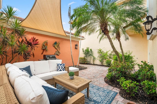 2381 SW Island Creek Trl, Palm City, FL 34990 - view of patio with outdoor lounge area