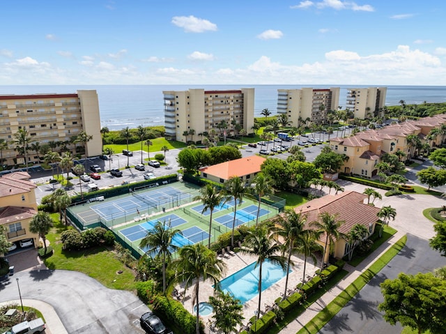 7420 S Ocean Dr Unit 314, Jensen Beach, FL 34957 - view of urban area featuring a pool area and a large body of water