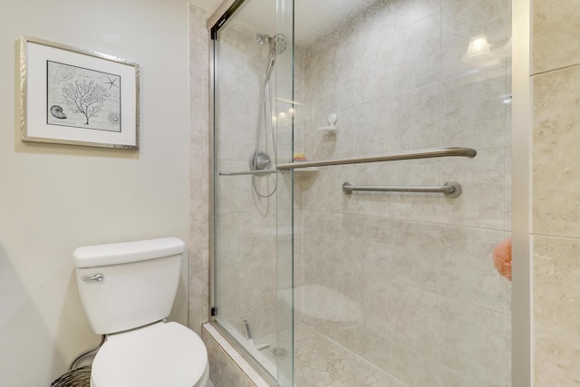 275 Palm Ave Unit A406, Jupiter, FL 33477 - bathroom with toilet and a stall shower