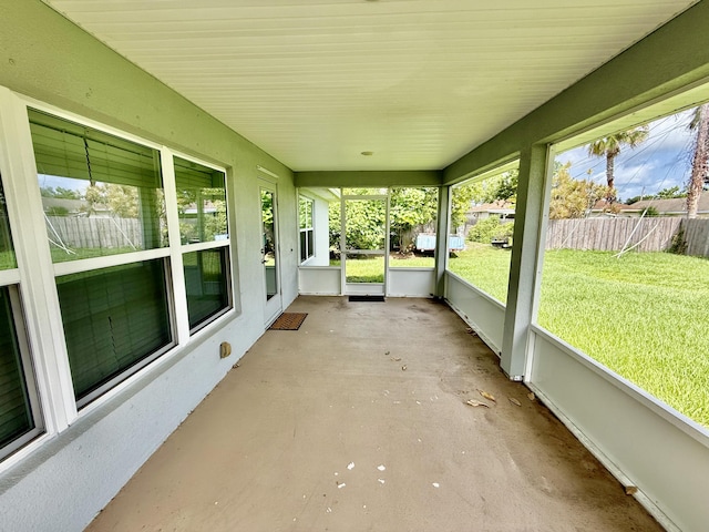4480 SW Jaunt Rd, Port Saint Lucie, FL 34953 - view of unfurnished sunroom