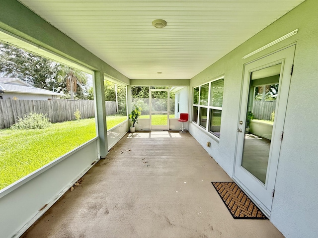 4480 SW Jaunt Rd, Port Saint Lucie, FL 34953 - view of unfurnished sunroom