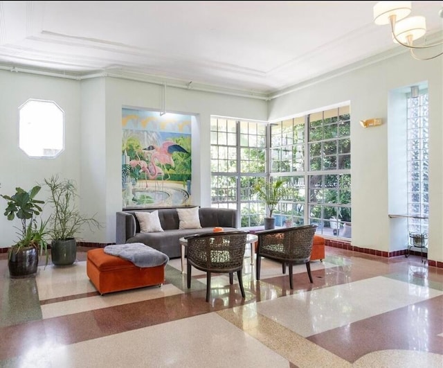 740 11th St Unit 3A, Miami Beach, FL 33139 - building lobby with crown molding