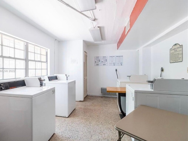 740 11th St Unit 3A, Miami Beach, FL 33139 - shared laundry featuring washing machine and clothes dryer