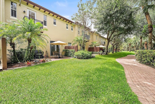 2788 Eagle Rock Cir Unit 3, West Palm Beach, FL 33411 - view of yard with a patio