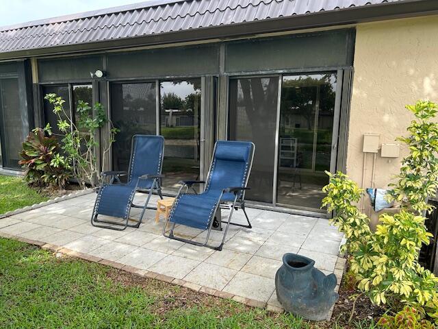 100 Lake Terry Dr, West Palm Beach, FL 33411 - view of patio / terrace
