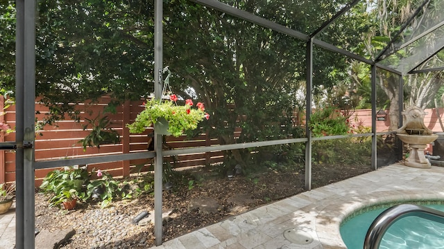 21596 Magdalena Ter, Boca Raton, FL 33433 - view of unfurnished sunroom