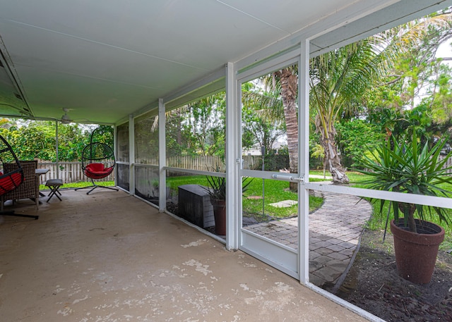 16330 Wiltshire Dr E, Loxahatchee, FL 33470 - view of unfurnished sunroom