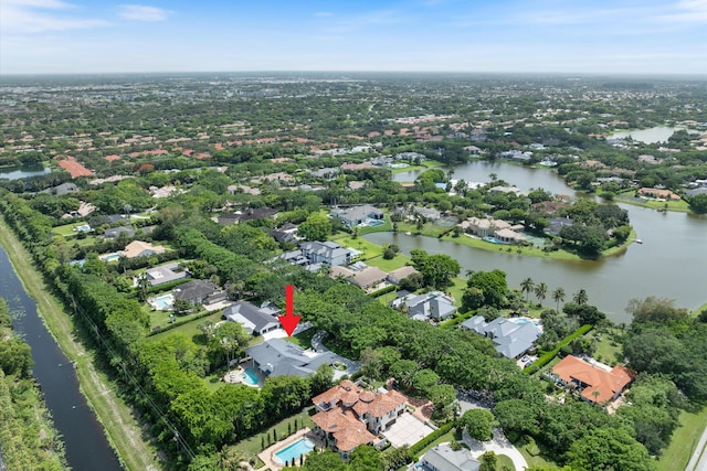 8076 Twin Lake Dr, Boca Raton, FL 33496 - view of property location featuring a nearby body of water and nearby suburban area