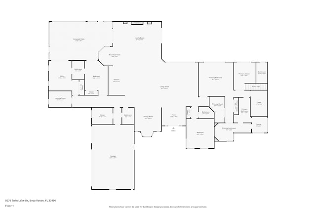 8076 Twin Lake Dr, Boca Raton, FL 33496 - property floor plan
