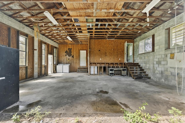 14685 40th St N, Loxahatchee Groves, FL 33470 - garage featuring washing machine and dryer