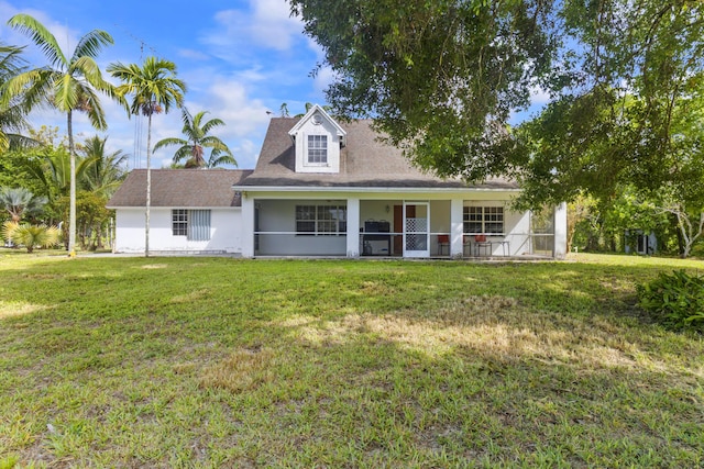 14685 40th St N, Loxahatchee Groves, FL 33470 - view of front of property featuring a front yard and stucco siding