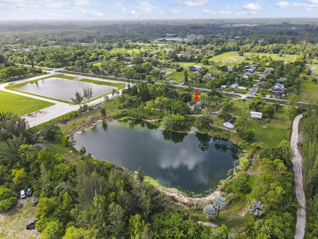 14685 40th St N, Loxahatchee Groves, FL 33470 - aerial view of property and surrounding area featuring a large body of water