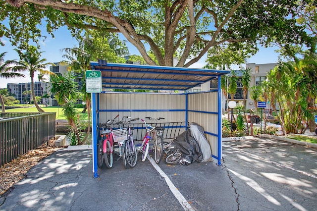 22 Royal Palm Way Unit 205, Boca Raton, FL 33432 - view of patio / terrace with a detached carport