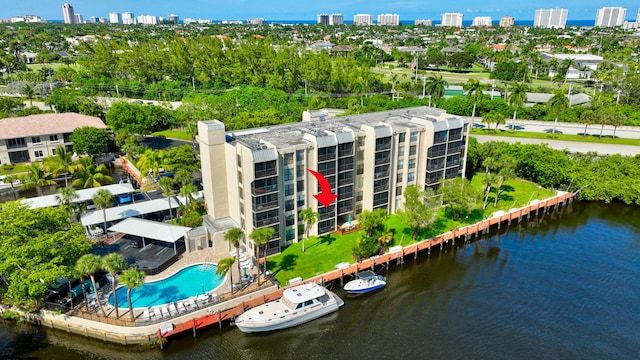 22 Royal Palm Way Unit 205, Boca Raton, FL 33432 - view of urban area with a large body of water