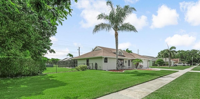 1500 Chapparel Way, Wellington, FL 33414 - view of side of home with stucco siding and an attached garage