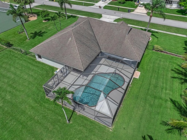 1500 Chapparel Way, Wellington, FL 33414 - aerial view of property and surrounding area with a pool area