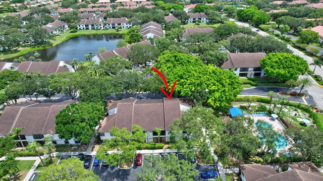 5414 Venetia Ct Unit G, Boynton Beach, FL 33437 - aerial overview of property's location with nearby suburban area and a large body of water