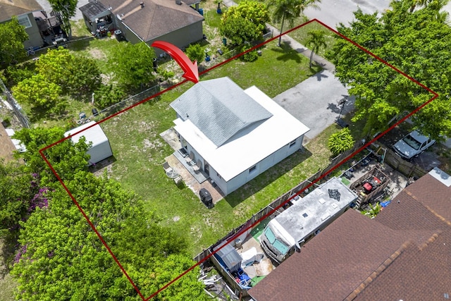 4337 Clinton Blvd, Lake Worth, FL 33461 - aerial overview of property's location with property parcel outlined