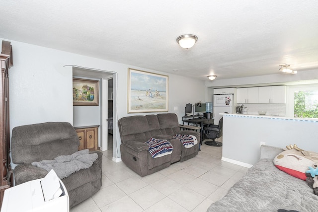 4337 Clinton Blvd, Lake Worth, FL 33461 - living room with light tile patterned floors
