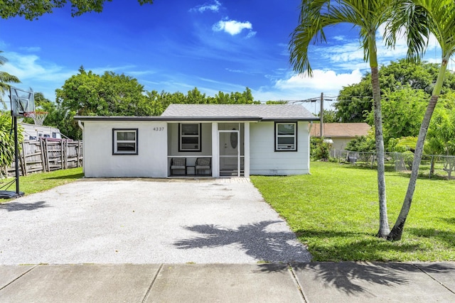 4337 Clinton Blvd, Lake Worth, FL 33461 - view of front of home featuring covered porch