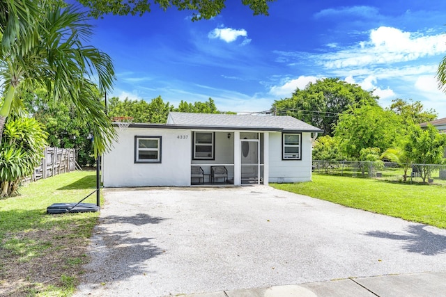 4337 Clinton Blvd, Lake Worth, FL 33461 - bungalow featuring driveway