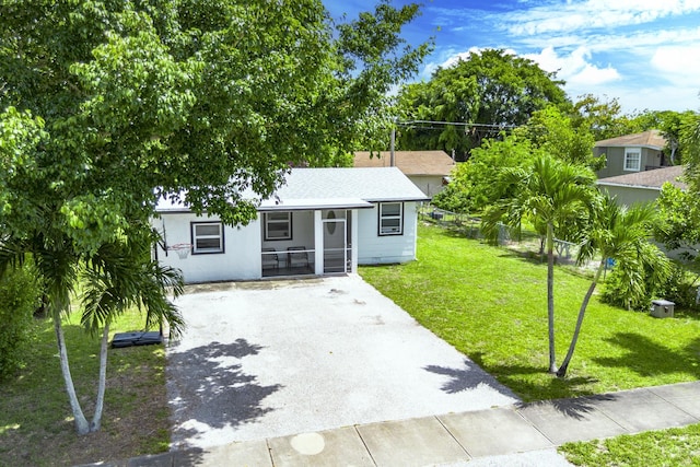 4337 Clinton Blvd, Lake Worth, FL 33461 - view of front of house with driveway