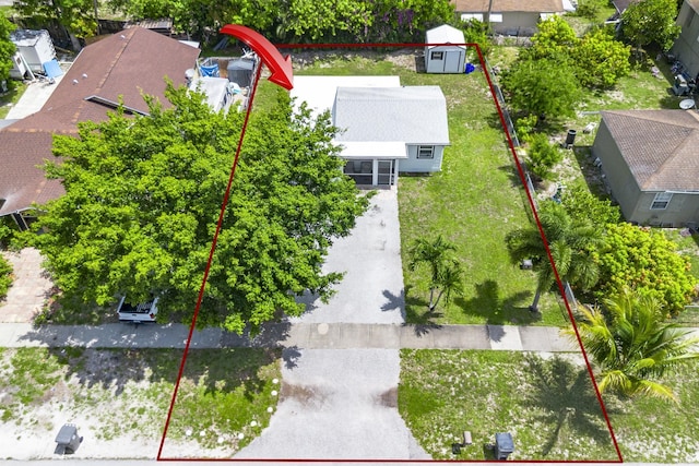4337 Clinton Blvd, Lake Worth, FL 33461 - view of property location with property boundaries highlighted