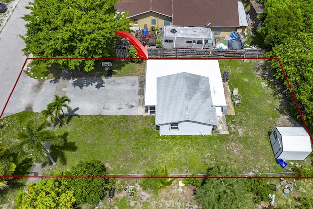 4337 Clinton Blvd, Lake Worth, FL 33461 - aerial view of property and surrounding area with property parcel outlined