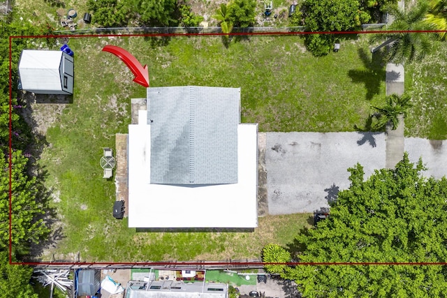 4337 Clinton Blvd, Lake Worth, FL 33461 - aerial view of property's location with property parcel outlined