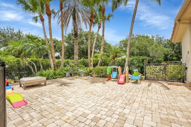 4450 SW Long Bay Dr, Palm City, FL 34990 - view of patio featuring view of scattered trees