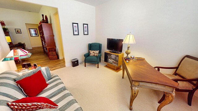 11710 SW Apple Blossom Trl, Port Saint Lucie, FL 34987 - office with baseboards and carpet flooring
