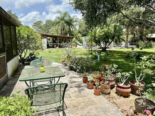 3595 SW 19th St, Okeechobee, FL 34974 - view of patio with outdoor dining space