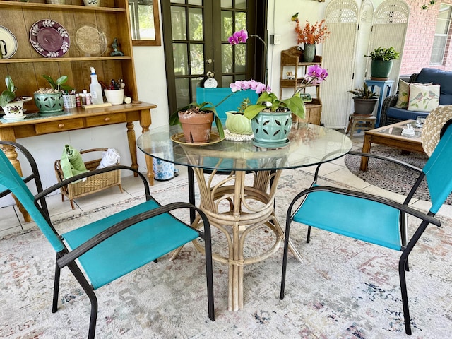 3595 SW 19th St, Okeechobee, FL 34974 - dining space featuring french doors