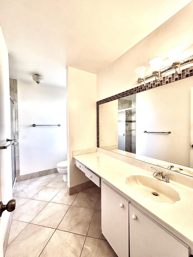 6404 Moonstone Way, Delray Beach, FL 33484 - full bath with a shower stall, vanity, and tile patterned floors