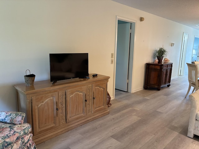 5178 Privet Pl Unit D, Delray Beach, FL 33484 - living area with light wood-style floors and baseboards