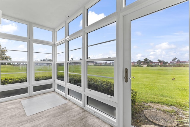 8 Vista Palm Ln Unit 103, Vero Beach, FL 32962 - view of unfurnished sunroom