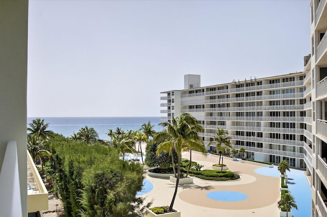 3540 S Ocean Blvd Unit 610, South Palm Beach, FL 33480 - view of apartment building / complex featuring a water view