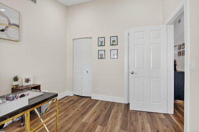 11080 Lakeaire Cir, Boca Raton, FL 33498 - office with wood finished floors and baseboards