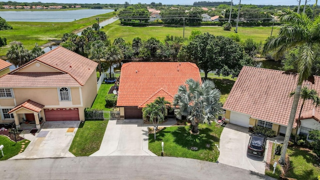 11080 Lakeaire Cir, Boca Raton, FL 33498 - aerial view of property and surrounding area with a nearby body of water